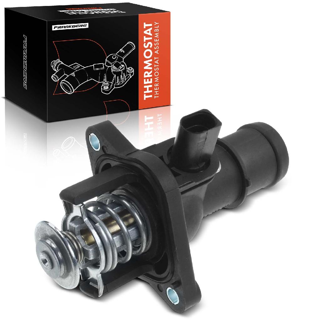 Frankberg 1x Thermostat Kühlmittel für VW Golf IV V 1J Polo Bora Audi A3 8L1 Skoda Seat 1.6L