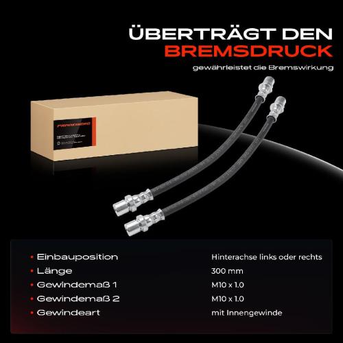 2x Bremsschlauch Bremsschläuche Hinten für Subaru Legacy III BE Outback BE BH Bild 2x Bremsschlauch Bremsschläuche Hinten für Subaru Legacy III BE Outback BE BH