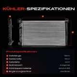 1x Kühler Wasserkühler Motorkühler für Nissan Interstar Opel Movano Renault Master