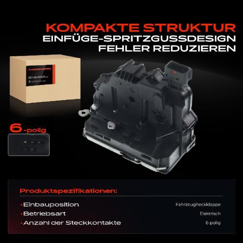 1x Türschloss Fahrzeugheckklappe für Citroën Nemo Fiat Fiorino Peugeot Bild 1x Türschloss Fahrzeugheckklappe für Citroën Nemo Fiat Fiorino Peugeot