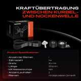 1x Zahnriemensatz Zahnriemen für Citroën C1 C2 C3 Xsara Ford Fiesta Peugeot 206