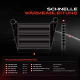 1x Ladeluftkühler Turbokühler für Fiat 500 500 C 312 Panda 312 319 1.3L 1.4L