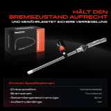 1x Seilzug Feststellbremse Hinterachse beidseitig für Mazda 2 DE DH Ford KA Fiesta VI B-Max