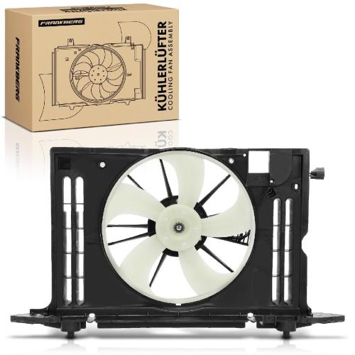 Frankberg 1x Motorkühller Einfachlüfter mit Kühlerlüfterrahmen Toyota Auris E15 Corolla Stufenheck 2006-2014 Bild Frankberg 1x Motorkühller Einfachlüfter mit Kühlerlüfterrahmen Toyota Auris E15 Corolla Stufenheck 2006-2014