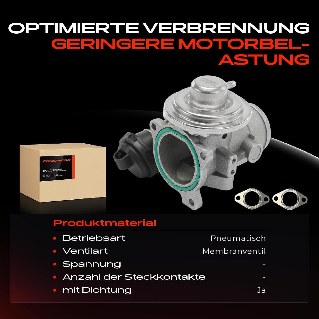 1x AGR-Ventil Abgasrückführungsventil für VW Passat Variant Sharan Audi A4 Avant A6 Ford Galaxy Seat Skoda