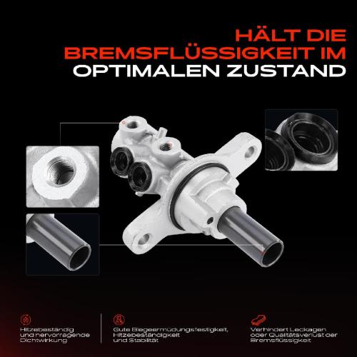 1x Hauptbremszylinder Bremszylinder für Citroën C1 Peugeot 107 Toyota Aygo 1.0L 1.4L Bild 1x Hauptbremszylinder Bremszylinder für Citroën C1 Peugeot 107 Toyota Aygo 1.0L 1.4L