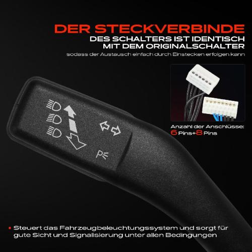 1x Kombischalter Lenkstockschalter für VW Golf Caddy Jetta Touran Skoda Octavia Bild 1x Kombischalter Lenkstockschalter für VW Golf Caddy Jetta Touran Skoda Octavia