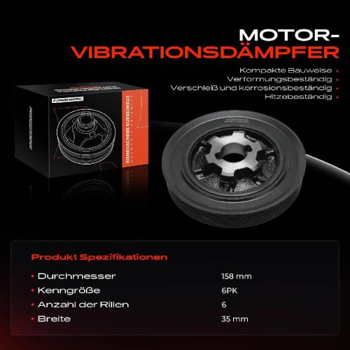 1x Riemenscheibe Kurbelwelle für Citroën C5 II Fiat Ulysse Peugeot 407 SW 2.2L Bild 1x Riemenscheibe Kurbelwelle für Citroën C5 II Fiat Ulysse Peugeot 407 SW 2.2L