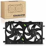 Frankberg 1x Motorkühller Doppellüfter mit Kühlerlüfterrahmen Chevrolet Opel Saab 2008-2017