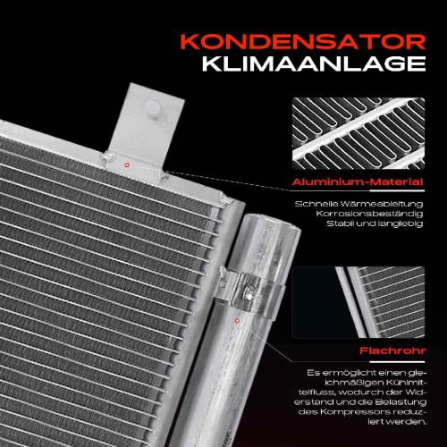 1x Kondensator Klimaanlage für Mitsubishi Outlander III GFW 2.4 Bild 1x Kondensator Klimaanlage für Mitsubishi Outlander III GFW 2.4