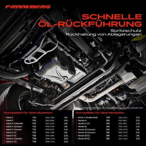 Frankberg 1x Ölwanne Motorölwanne für Opel Astra F T92 Astra G T98 Vectra A J89 Vectra B J96 Bild Frankberg 1x Ölwanne Motorölwanne für Opel Astra F T92 Astra G T98 Vectra A J89 Vectra B J96