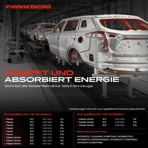 1x Stossfänger Stoßstangenträger für VW Passat Variant 3C2 3C5 2.0L 3.2L 3.6L Bild 1x Stossfänger Stoßstangenträger für VW Passat Variant 3C2 3C5 2.0L 3.2L 3.6L