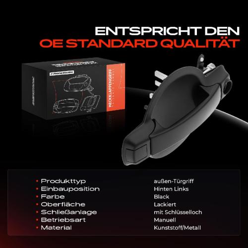 1x Türgriff Hinten Links außen für Fiat Doblo MPV Kasten/MPV 1.2L 1.4L 1.6L 1.9L 2001-2010 Bild 1x Türgriff Hinten Links außen für Fiat Doblo MPV Kasten/MPV 1.2L 1.4L 1.6L 1.9L 2001-2010