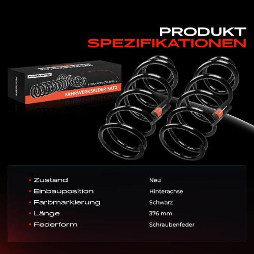 Frankberg 2x Fahrwerksfeder Hinterachse für Toyota Land Cruiser Prado GRJ12 KDJ12 KZJ12 LJ12 2002-2010 Bild Frankberg 2x Fahrwerksfeder Hinterachse für Toyota Land Cruiser Prado GRJ12 KDJ12 KZJ12 LJ12 2002-2010