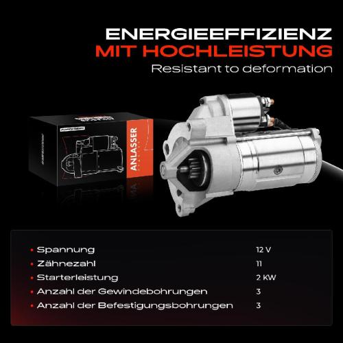 Frankberg 1x Anlasser Starter für Citroën C4 Coupe Grand Picasso I II Kasten/Schrägheck MPV Spacetourer C5 Bild Frankberg 1x Anlasser Starter für Citroën C4 Coupe Grand Picasso I II Kasten/Schrägheck MPV Spacetourer C5