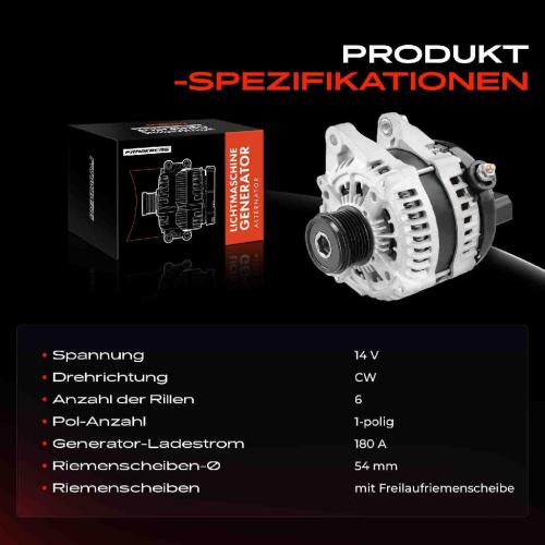 1x Lichtmaschine Generator für Jaguar XF Land Rover Range Rover Evoque 2.2L Bild 1x Lichtmaschine Generator für Jaguar XF Land Rover Range Rover Evoque 2.2L