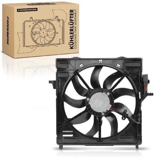 Frankberg 1x Motorkühller Einfachlüfter mit Kühlerlüfterrahmen BMW X5 F15 F85 X6 F16 F86 4.4L 2013-2019 Bild Frankberg 1x Motorkühller Einfachlüfter mit Kühlerlüfterrahmen BMW X5 F15 F85 X6 F16 F86 4.4L 2013-2019