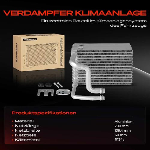 1x Verdampfer Klimaanlage für BMW 7er E65 E66 E67 3.0L 3.6L 4.0L Bild 1x Verdampfer Klimaanlage für BMW 7er E65 E66 E67 3.0L 3.6L 4.0L