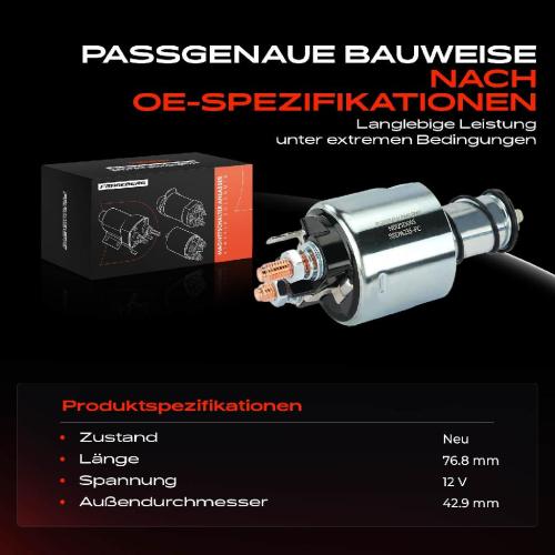 1x Magnetschalter Starter für Mitsubishi Pajero Hyundai H-1 Kasten KIA K2500 Pregio Bild 1x Magnetschalter Starter für Mitsubishi Pajero Hyundai H-1 Kasten KIA K2500 Pregio