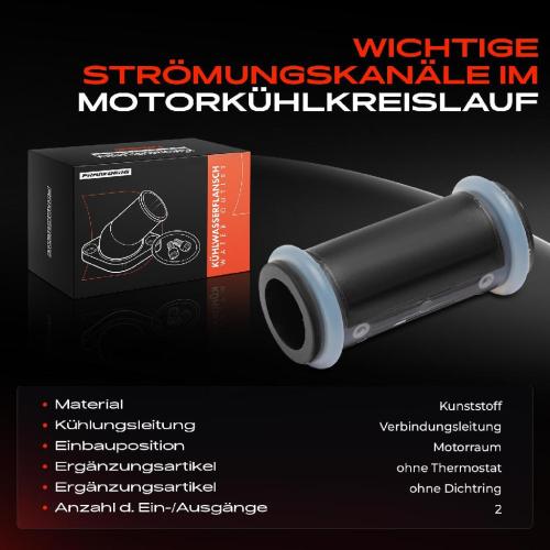 1x Kühlmittelflansch Wasserauslass für BMW 3er E90 E91 1er F21 5er F11 X3 X4 X5 Bild 1x Kühlmittelflansch Wasserauslass für BMW 3er E90 E91 1er F21 5er F11 X3 X4 X5