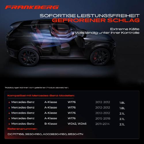 Frankberg 1x Klimakompressor für Mercedes-Benz A-Klasse W176 B-Klasse W242 W246 1.8L 2.1L 2011-2018 Bild Frankberg 1x Klimakompressor für Mercedes-Benz A-Klasse W176 B-Klasse W242 W246 1.8L 2.1L 2011-2018