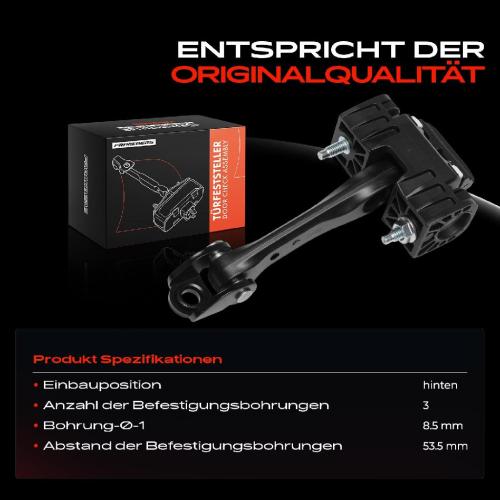 1x Türfeststeller Türfangband Türstopper Hinten für Peugeot 407 SW 6D 6E 2.0L 2.2L 2.7L Bild 1x Türfeststeller Türfangband Türstopper Hinten für Peugeot 407 SW 6D 6E 2.0L 2.2L 2.7L