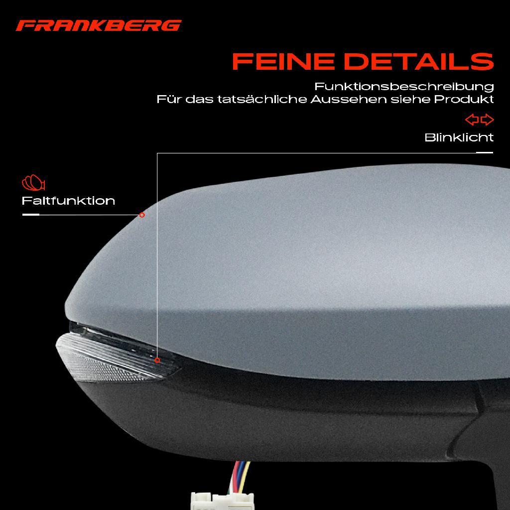 1x Außenspiegel Rechts für Toyota Corolla Stufenheck E21 EA1 EH1 Bj ab 2019