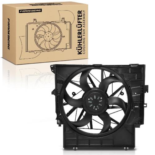 Frankberg 1x Motorkühller Einfachlüfter mit Kühlerlüfterrahmen BMW F25 sDrive18d sDrive20i F26 xDrive20d Bild Frankberg 1x Motorkühller Einfachlüfter mit Kühlerlüfterrahmen BMW F25 sDrive18d sDrive20i F26 xDrive20d