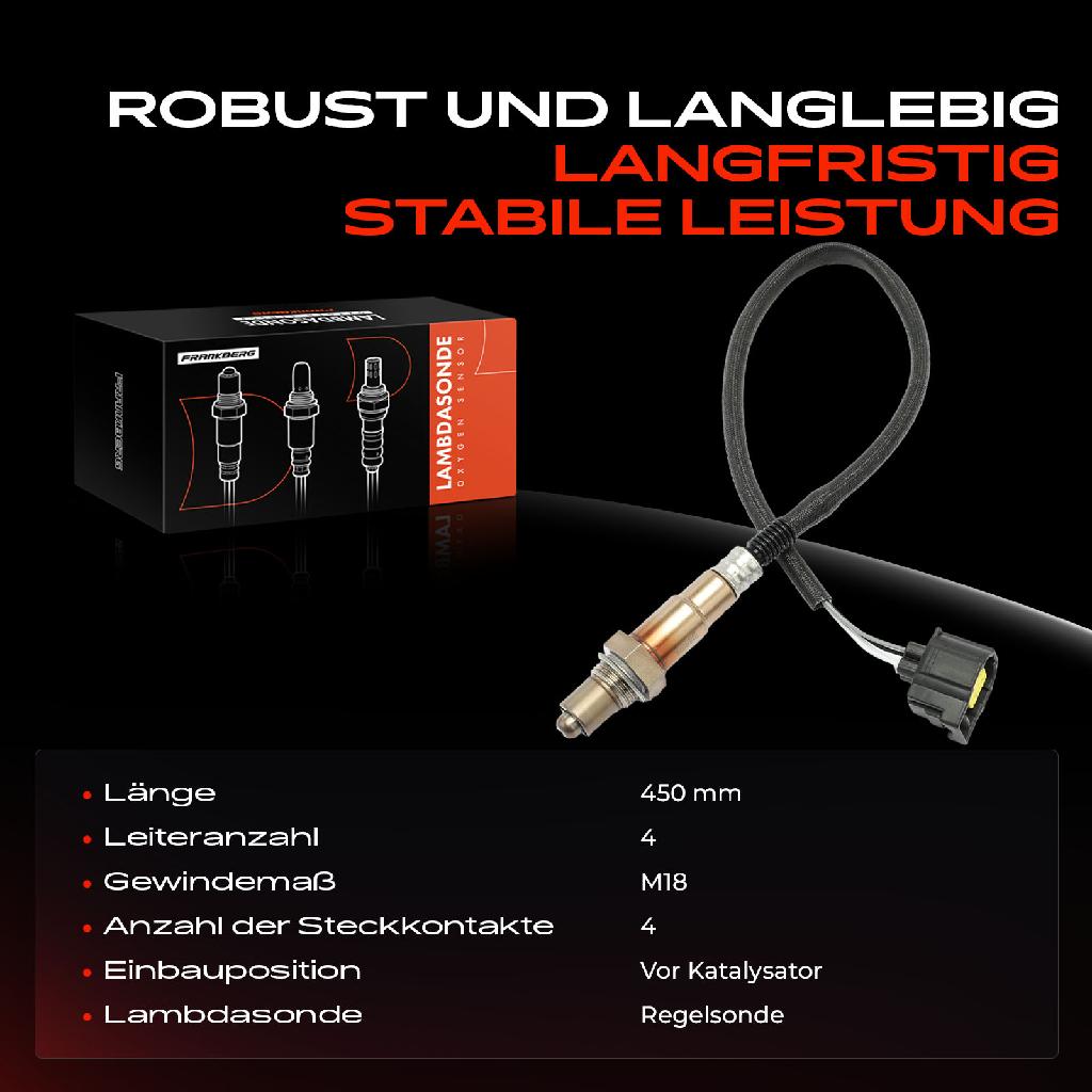 1x Lambdasonde Regelsonde Vor Katalysator für Ford Focus II III C-Max Galaxy Mondeo IV Volvo C30