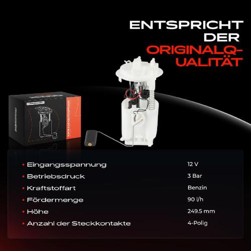 1x Kraftstoffpumpe für Citroën Berlingo/Berlingo First MPV Kasten/MPV Xsara Picasso Peugeot 206 CC Schrägheck Bild 1x Kraftstoffpumpe für Citroën Berlingo/Berlingo First MPV Kasten/MPV Xsara Picasso Peugeot 206 CC Schrägheck