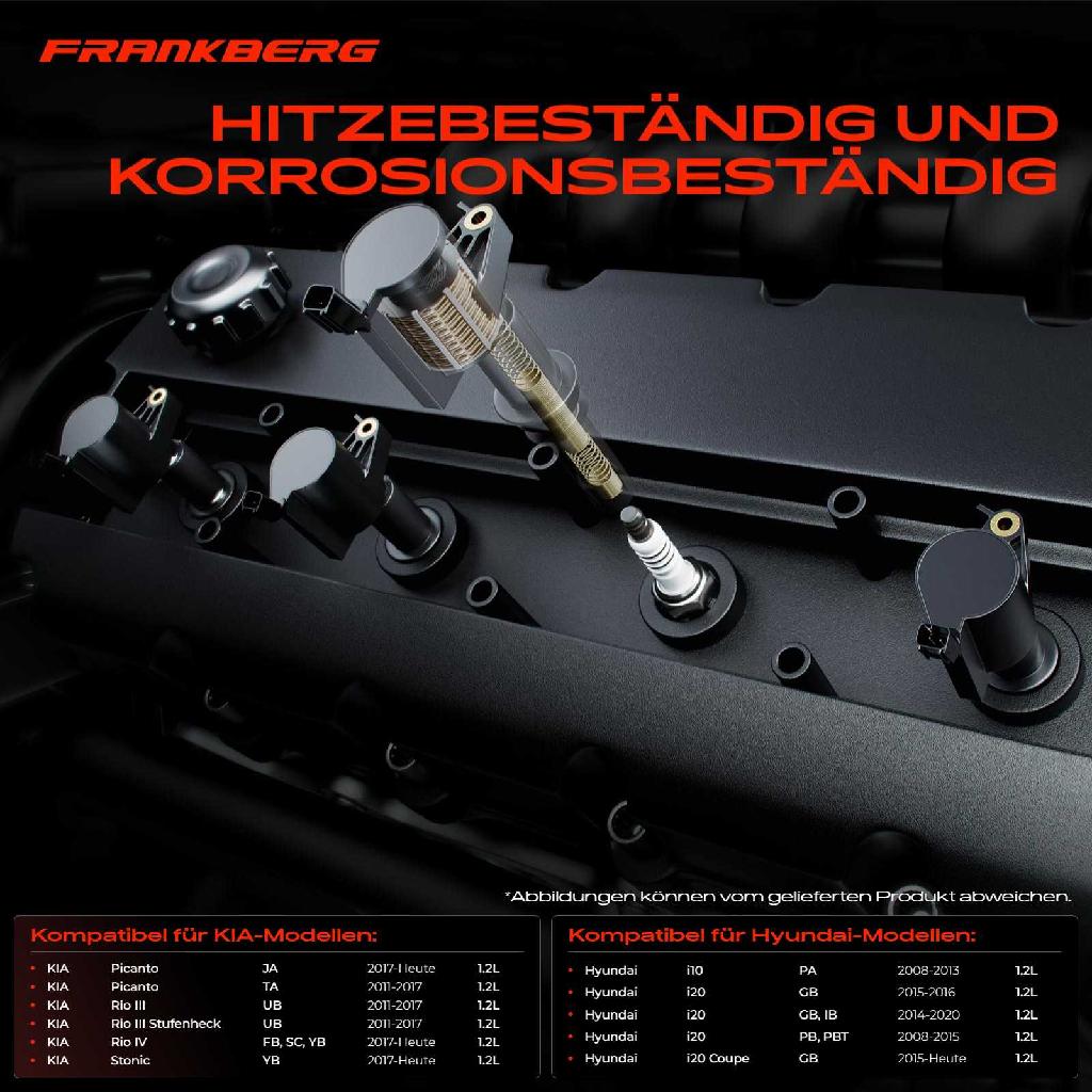 1x Zündmodul Zündspule für Hyundai i10 i20 Coupe KIA Picanto Rio III Stufenheck IV Stonic 1.2L Bj ab 2008