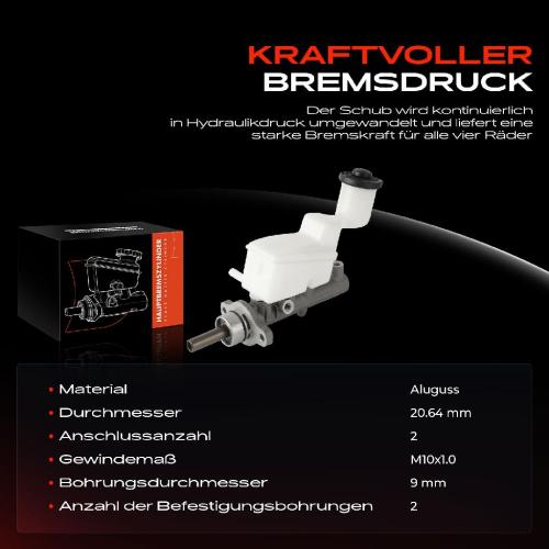 1x Hauptbremszylinder Bremszylinder für Toyota RAV 4 II A2 2.0L 2001-2005 Bild 1x Hauptbremszylinder Bremszylinder für Toyota RAV 4 II A2 2.0L 2001-2005