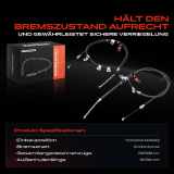 2x Seilzug Feststellbremse Hinterachse beidseitig für Mitsubishi Pajero V2W V3W V6W