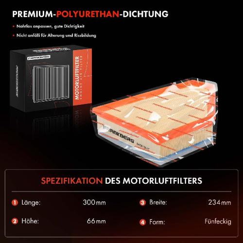 1x Luftfilter Filtereinsatz für BMW 3er E90 E91 E92 E93 1er E81 E82 E87 E88 X1 Bild 1x Luftfilter Filtereinsatz für BMW 3er E90 E91 E92 E93 1er E81 E82 E87 E88 X1