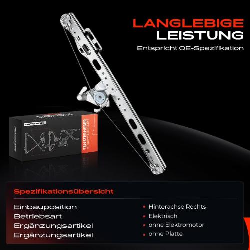 1x Fensterheber Hinten Rechts für Mercedes-Benz M-Klasse W163 1998-2005 Bild 1x Fensterheber Hinten Rechts für Mercedes-Benz M-Klasse W163 1998-2005