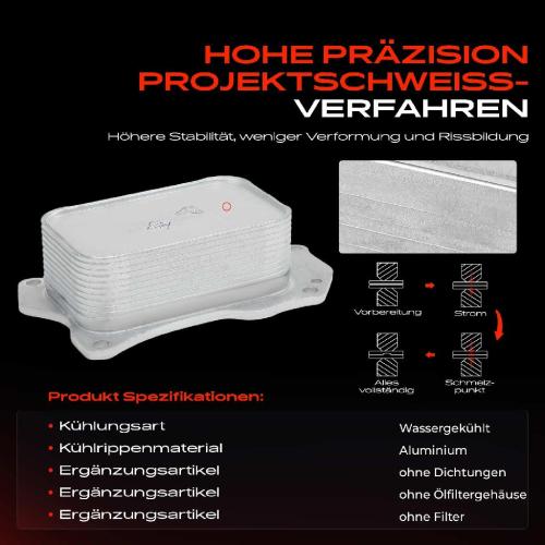 Frankberg 1x Ölkühler Motoröl für Ford Focus 4 Ecosport Tourneo Connect 1.5L Bild Frankberg 1x Ölkühler Motoröl für Ford Focus 4 Ecosport Tourneo Connect 1.5L
