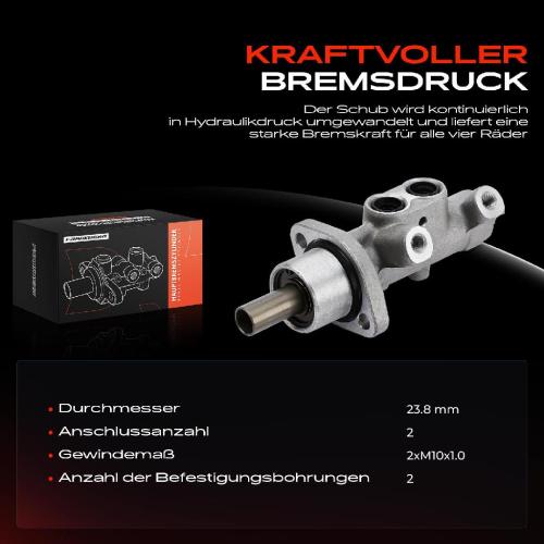 1x Hauptbremszylinder Bremszylinder für Nissan Micra III K12 Note E11 NE11 Renault Clio III Modus Bild 1x Hauptbremszylinder Bremszylinder für Nissan Micra III K12 Note E11 NE11 Renault Clio III Modus