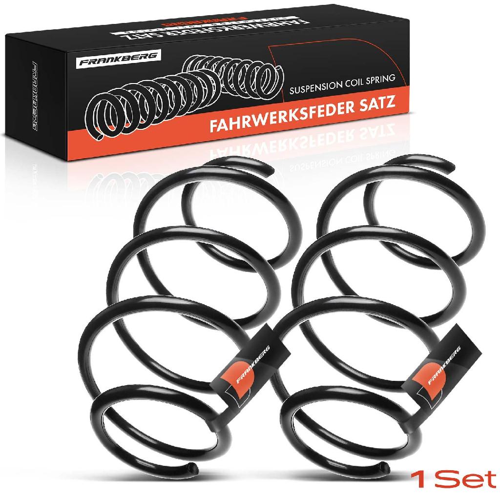 Frankberg 2x Fahrwerksfeder Vorderachse für Peugeot 208 I CA CC 1.6L Bj ab 2012