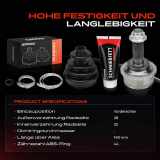 1x Antriebswelle Gelenksatz Vorderachse für Mazda 6 Hatchback GG 6 Stufenheck Bj ab 2002