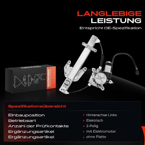 1x Fensterheber Hinten Links für Nissan X-Trail T30 01-13 SUV Bild 1x Fensterheber Hinten Links für Nissan X-Trail T30 01-13 SUV