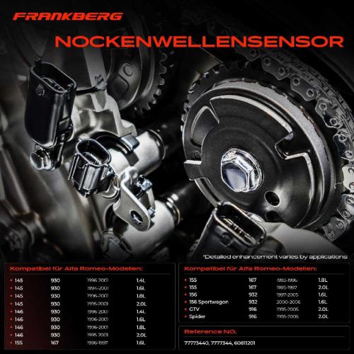 1x Nockenwellenposition Sensor für Alfa Romeo 145 146 930 155 156 GTV Spider Fiat Bild 1x Nockenwellenposition Sensor für Alfa Romeo 145 146 930 155 156 GTV Spider Fiat