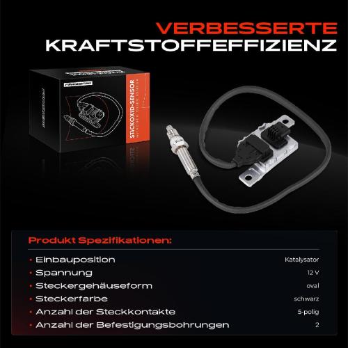 1x Nox Sensor Nitrogen Oxide Lamdasonde Katalysator für Audi Q5 8RB 2008-2017 Bild 1x Nox Sensor Nitrogen Oxide Lamdasonde Katalysator für Audi Q5 8RB 2008-2017