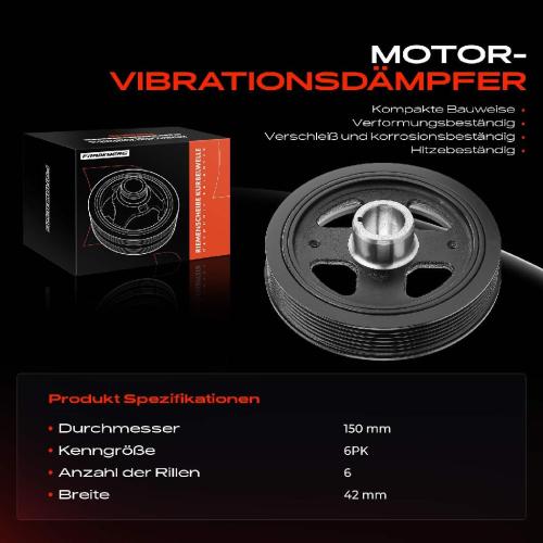 1x Riemenscheibe Kurbelwelle für Toyota Auris Avensis Corolla Prius RAV 4 III Verso Bild 1x Riemenscheibe Kurbelwelle für Toyota Auris Avensis Corolla Prius RAV 4 III Verso