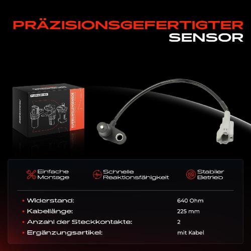 1x Kurbelwellensensor Impulsgeber für Toyota Aygo KGB1 Yaris KSP13 P9 Citroën C1 Peugeot 107 1.0L Bild 1x Kurbelwellensensor Impulsgeber für Toyota Aygo KGB1 Yaris KSP13 P9 Citroën C1 Peugeot 107 1.0L