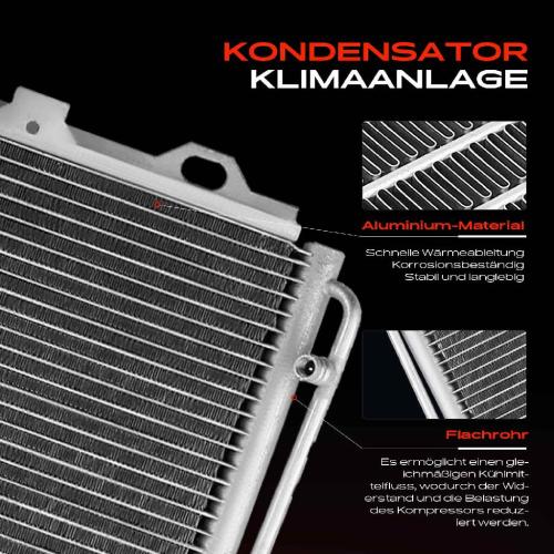 1x Kondensator Klimaanlage für Mercedes-Benz E-Klasse W210 VF210 S210 1995-2003 Bild 1x Kondensator Klimaanlage für Mercedes-Benz E-Klasse W210 VF210 S210 1995-2003