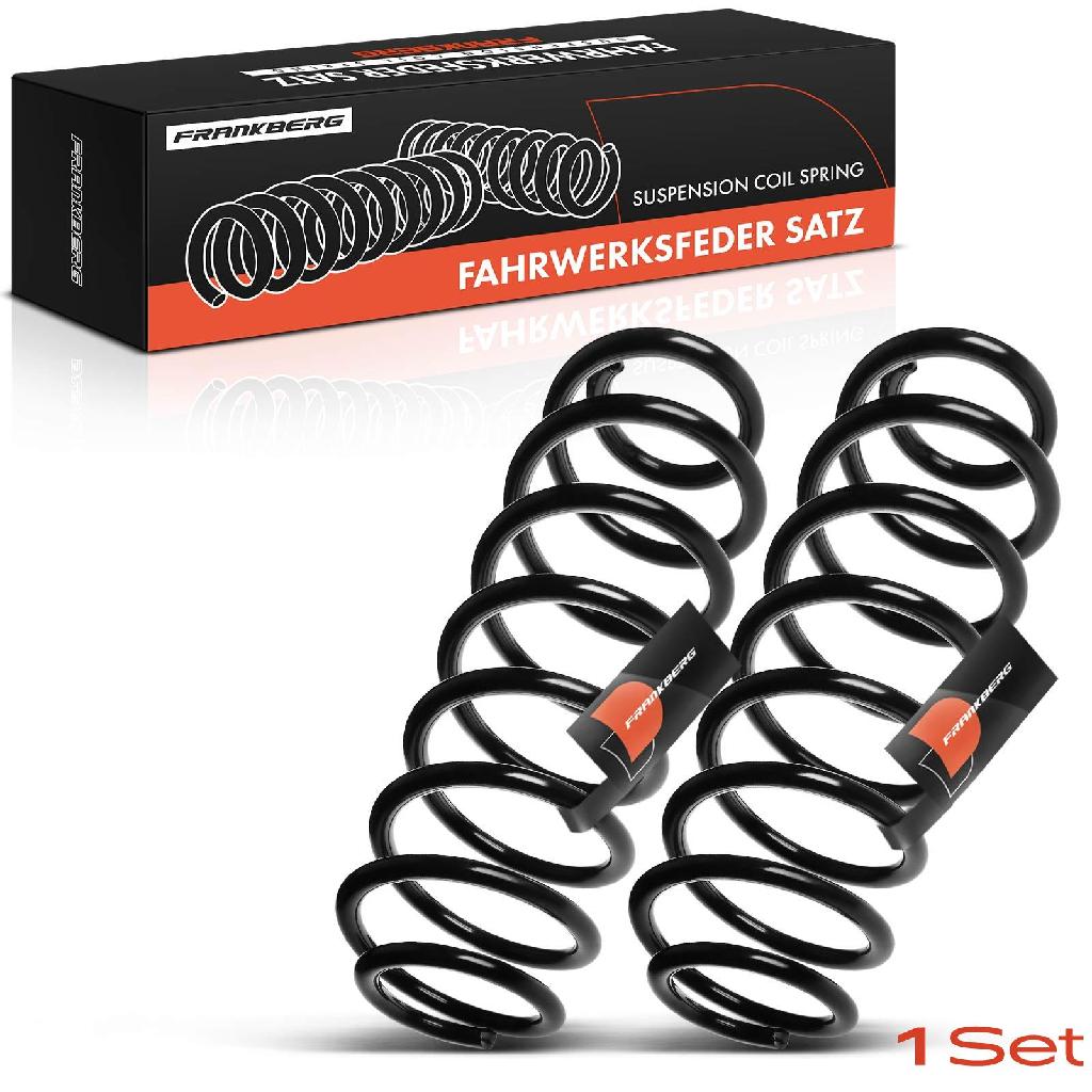 Frankberg 2x Fahrwerksfeder Hinterachse für Audi A2 8Z0 1.2L 1.4L 1.6L 2000-2005