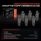 6x Einspritzventil Einspritzdüse für VW Sharan Seat Alhambra 2.8L