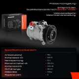 1x Klimakompressor für Mercedes-Benz Sprinter 3,5-T 3-T 4,6-T 5-T B906 3.5L 2006-2016