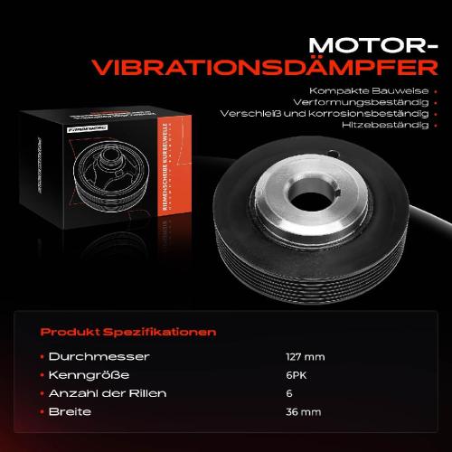 1x Riemenscheibe Kurbelwelle für Citroën Xantia Break X1 X2 Fiat Peugeot 306 Break Bild 1x Riemenscheibe Kurbelwelle für Citroën Xantia Break X1 X2 Fiat Peugeot 306 Break