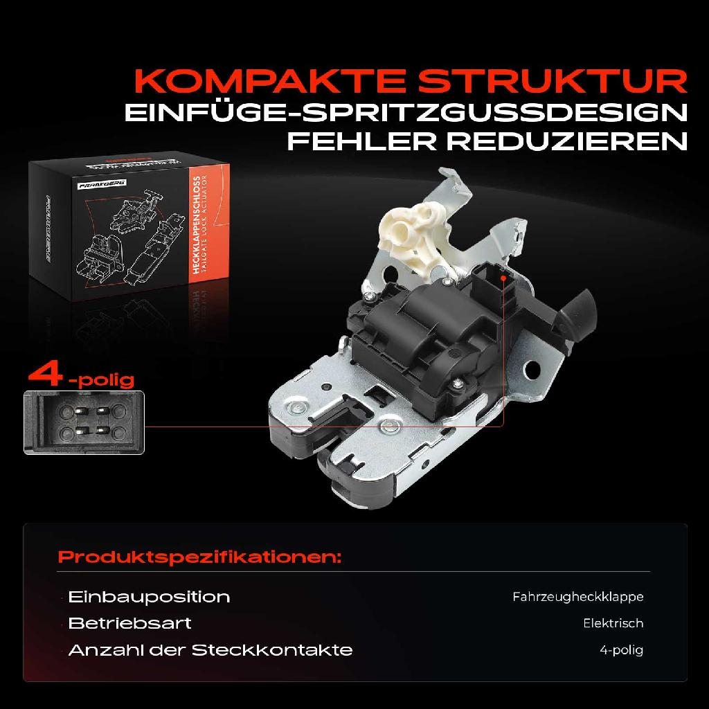 1x Heckklappenschloss für Skoda Superb III Seat Ateca KH7 KHP Leon Sportstourer KL8 KLD